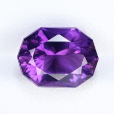 4.47Ct Best Perfect Oval 11.9 x 8.8 MM 100% Natural Purple Blue Bolivia Amethyst