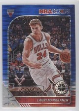 2019 NBA Hoops Premium Stock Box Set Blue Pulsar Prizm Lauri Markkanen #27 7v5