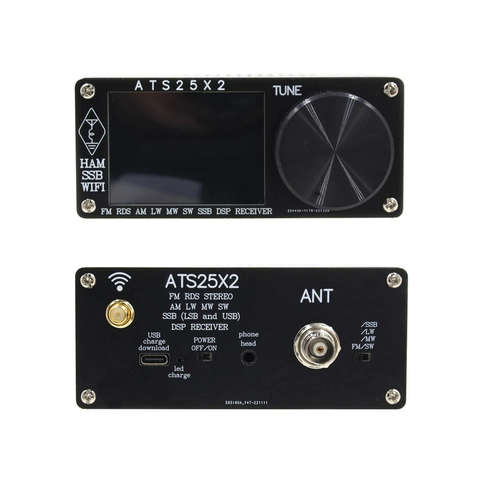 ATS-25X2 FM RDS APP Allband-Radioempfänger FM/RDS/AM/LW/MW/SW/SSB 2.4" - Bild 4 von 4