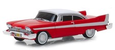 CHRISTINE MACCHINA INFERNALE Modello Auto 1/64 8cm PLYMOUTH FURY Vetri Scuri