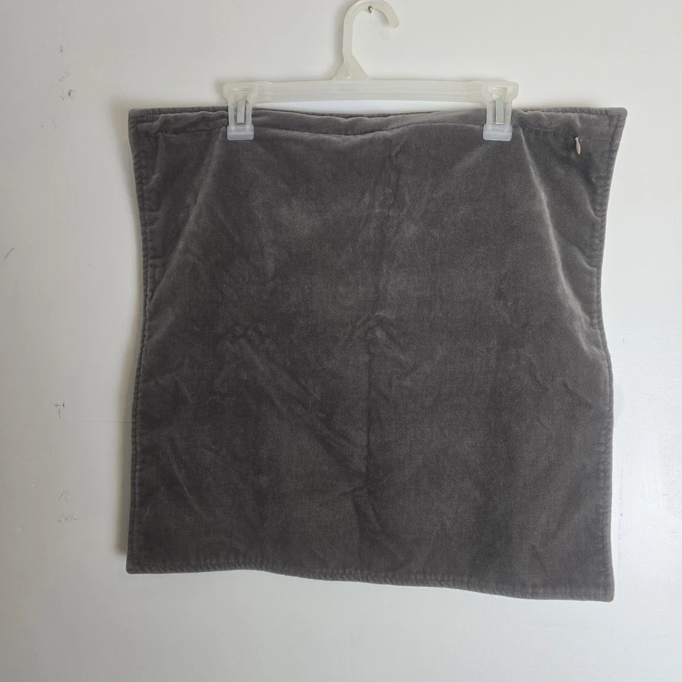 Funda de Almohada Decorativa Cajón Y Barril Tempo 20X20 Cuadrada Esquisto Terciopelo Terciopelo  Foto 2 de 4