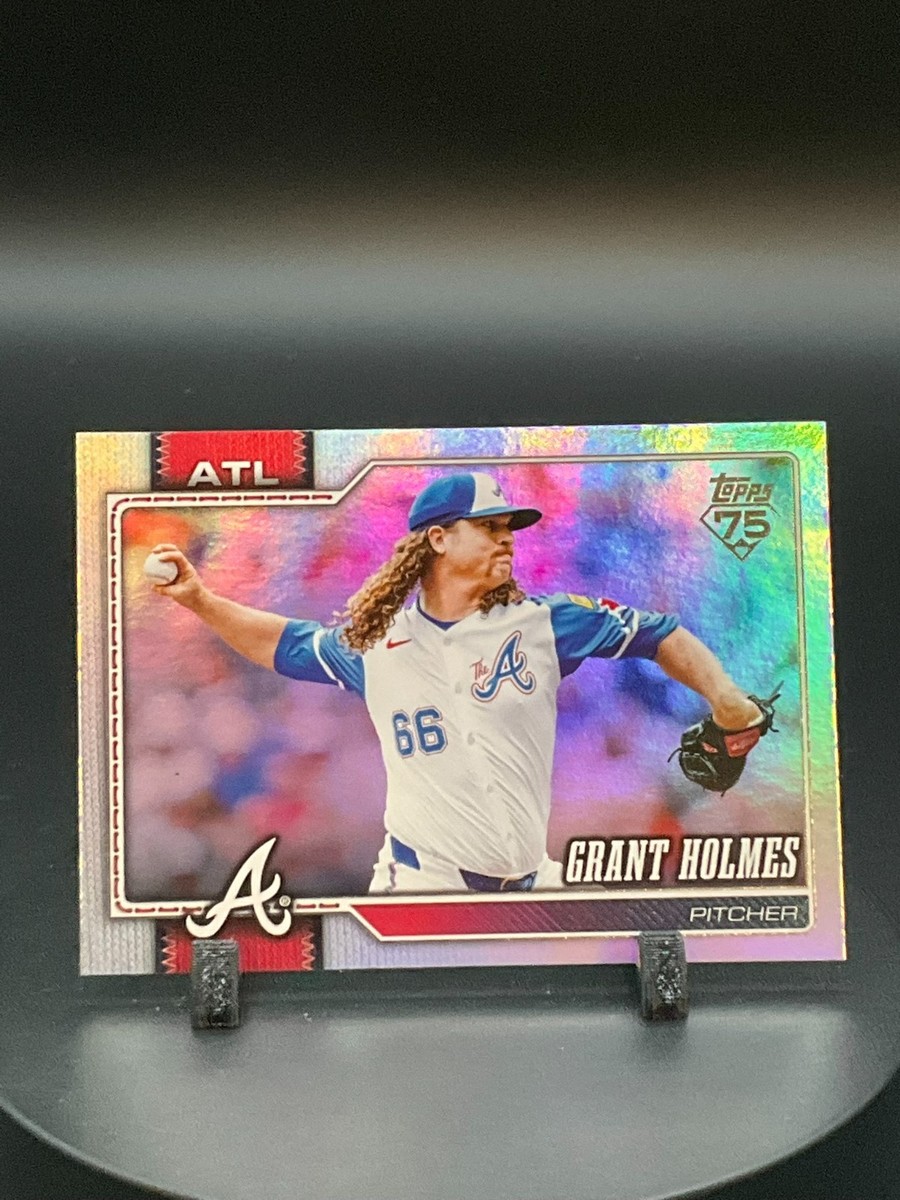 2026 Topps Baseball Rainbow Foil #182 Grant Holmes, Atlanta Braves
