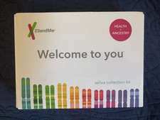 23andMeHealth  Ancestry Home DNA Test Saliva Collection Kit 2020 - Sealed Box