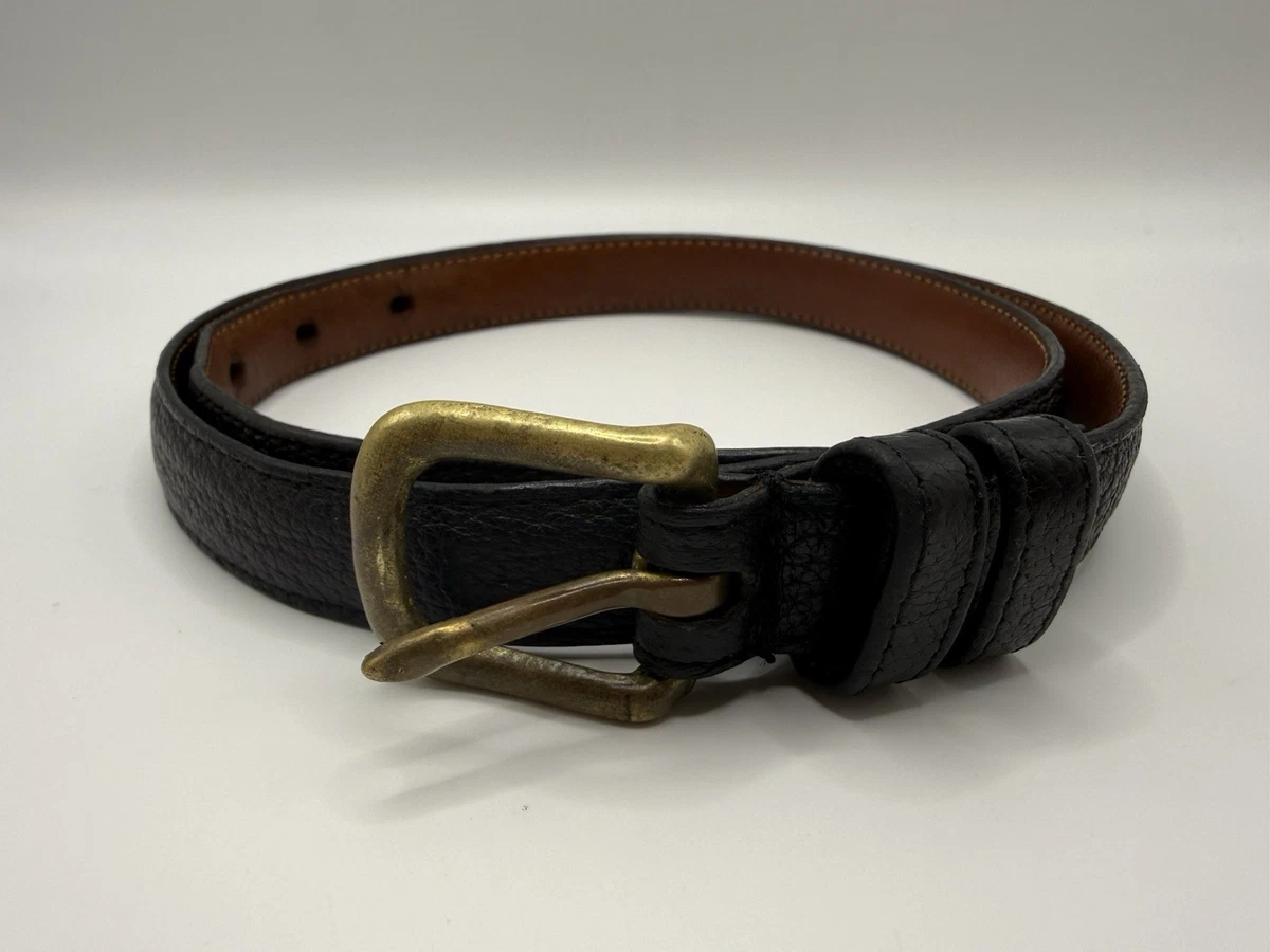 Coach belt Sz 30 cowhide and brass plum Coach 30 Size Belts for Men for sale | eBay main image 2