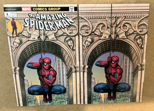 Amazing Spider-Man #1 NM+ Exclusive Joseph Michael Linsner Variant & Virgin 2025