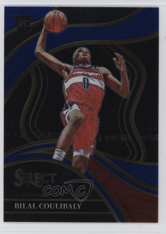2023-24 Panini Select Courtside Blue Bilal Coulibaly #268 1ng7
