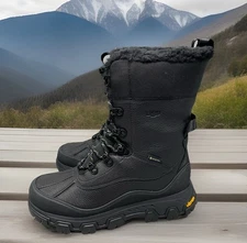 UGG Women Adirondack Waterproof Meridian Hiker Gore-Tex Snow Boots Black Sz 8.5