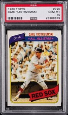 1980 TOPPS #720 CARL YASTRZEMSKI PSA 10