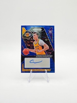Colin Castleton 2023-24 Panini Prizm RC Signatures Auto Blue Wave SP #RSI-CNC