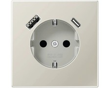 Jung ES152015CA USB-Steckdose Typ A+C edelstahl LS990