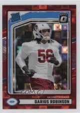 2024 Donruss Rated Rookie Optic Preview Red Pandora Prizm Darius Robinson 1m9j