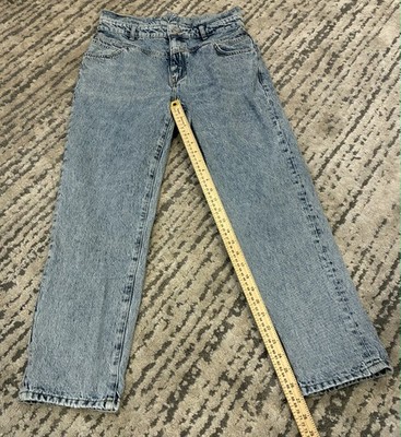 MNG Mango Jeans Collection Straight Leg Mid Waist Womens Size 8