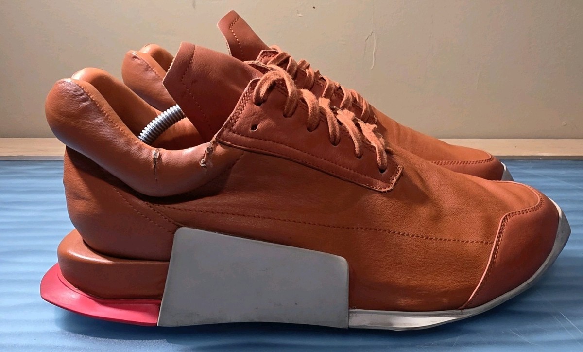 Adidas Rick Owen Level Runner Low Men's Sneakers Sz US 11.5 Rust