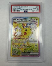 PSA 10 Pikachu Ex 238/191 Illustrazione Speciale Rara SIR Scintille Urgenti Pokemon