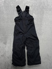 Columbia Snow Pants Youth XXS 4-5 Black Bib Insulated Outgrown Ski Salopettes