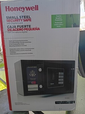 Honeywell Compact Steel Security Safe With Key Lock Model 815601 Black