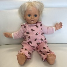 Vintage 1985 Baby Talk By Lewis Galoob 18" Talking Doll Original Outfit