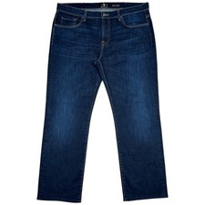 7 For All Mankind Jeans Carsen Easy Fit Luxe Performance Mens 40x30 Dark Wash