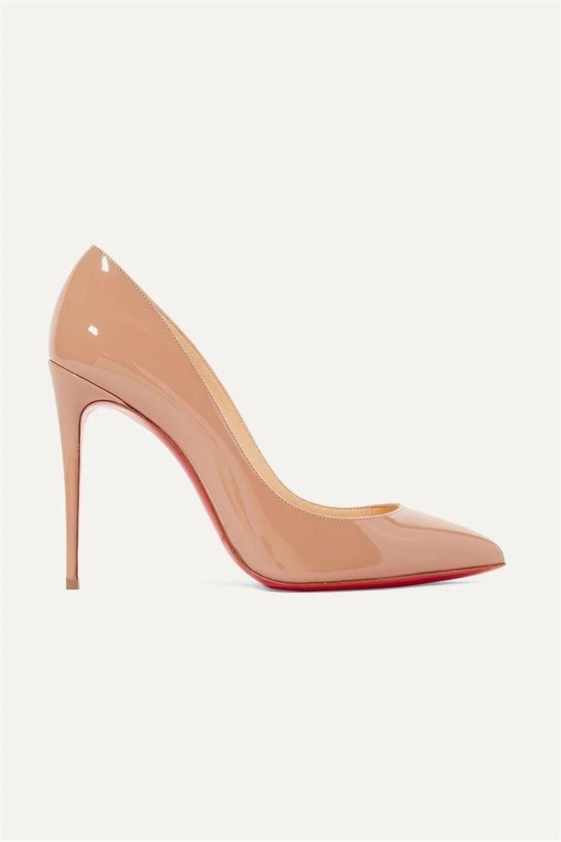 Christian Louboutin PIGALLE FOLLIES 100 Patent Leather Heels Pumps