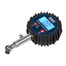 Sealey TST001 Digital Tyre Pressure Gauge with Swivel Head & Quick Release