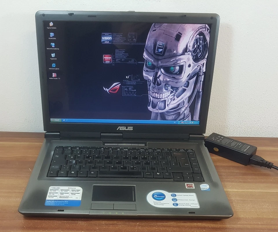 Asus X51RL Intel T5250 Dual Core 2 x 1,5GHz 160GB ATi Raden XPRESS 1100 Retro XP
