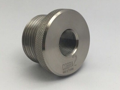 1/2-24 to 3/4 NPT NAPA4003 - Titanium Fitting Filter - Plumbing Adapter