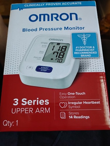 Omron 3 Series BP7100 Upper Arm Blood Pressure Monitor - Multicolor-
