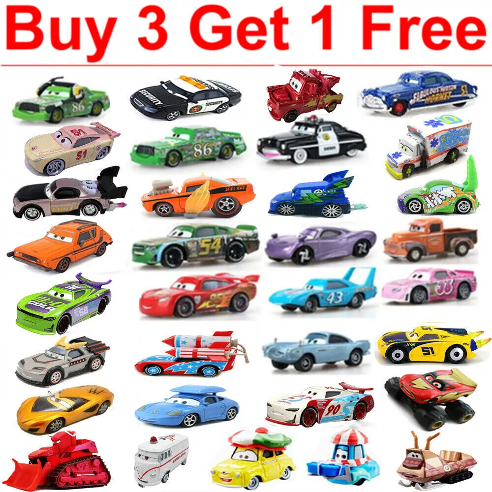 Lot voitures Cars disney pixar flash mcqueen - Disney