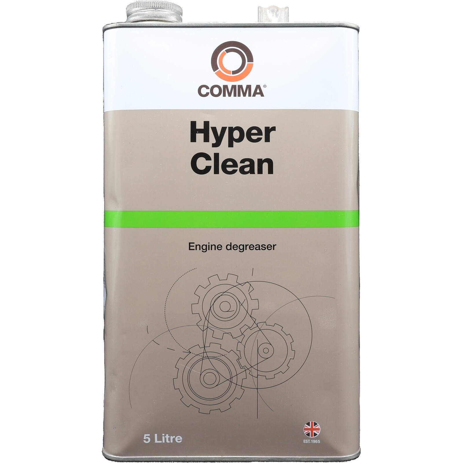 Comma Hyper Clean Engine Degreaser Solvent Cleans Dirt Oil Grease 5L 5 Litres