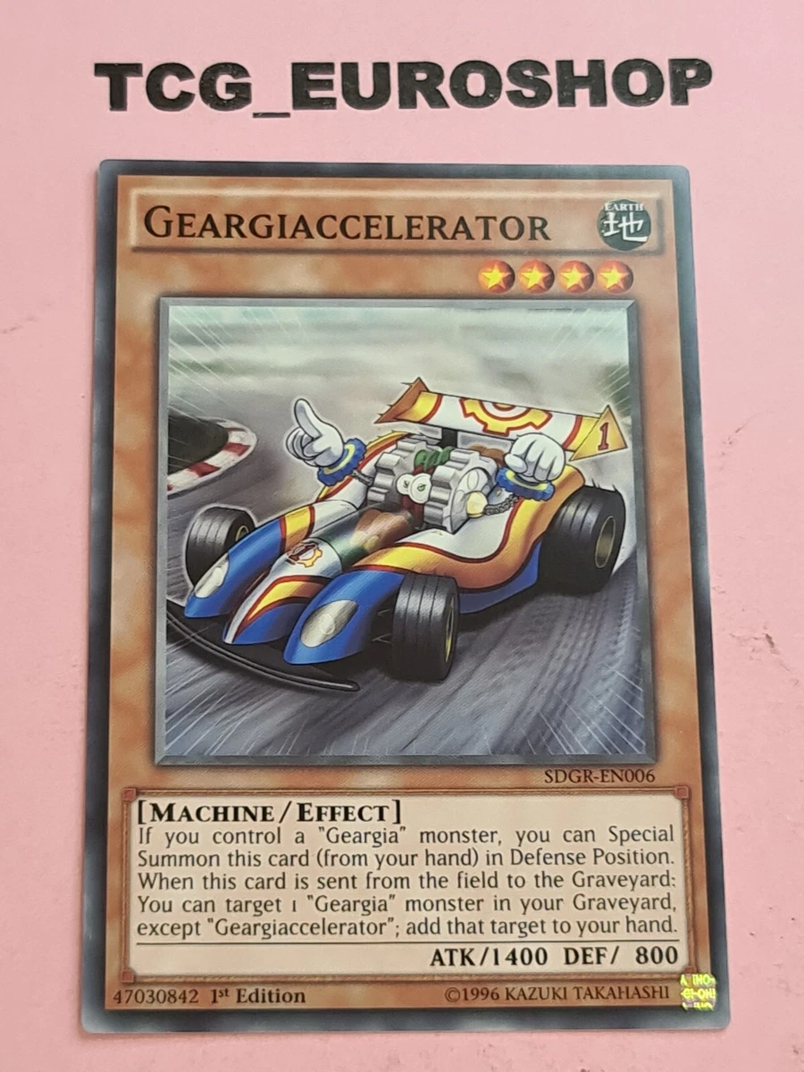 GEARGIACCELERATOR □ YUGIOH □ SDGR □ 2014 □ COMMON □ 1st ED □ ENGLISH □ NM  #134 | eBay