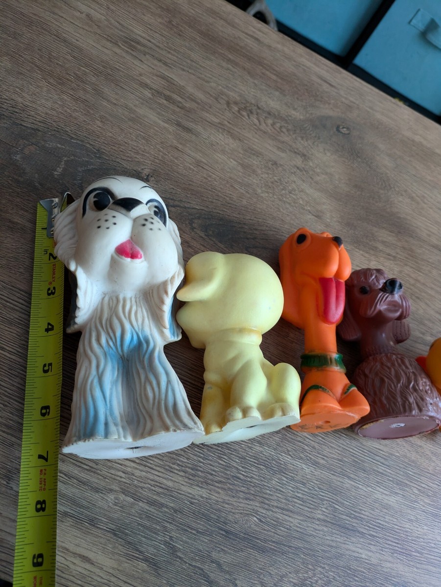 Vintage Rubber Squeak Toy Lot Dogs RARE 50s 60s | eBay Vintage Rubber Squeak Toy Lot Dogs RARE 50s 60s | eBay