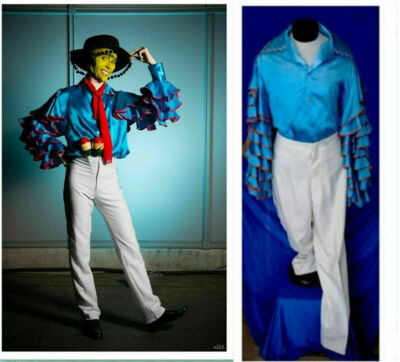 Jim Carrey Cuban Pete shirt from  The Mask  movie Cosplay Costume