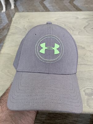 Under Armour Golf Hat Mens Stretch Fit Large / Extra Large Breathable Gray