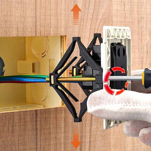 10pcs Cassette Support Rod Wall Mount Switch Socket Box Screw Fixed Repairer - Picture 12 of 12