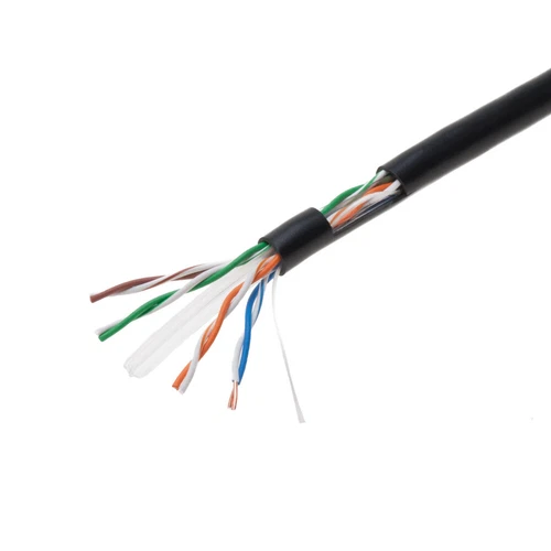 Cat6 Direct Burial UTP 1000ft Bulk 23AWG Solid Bare Copper Ethernet Cable NEW