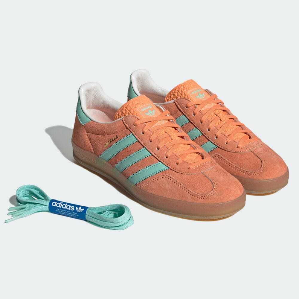 Adidas Originals GAZELLE INDOOR Easy Orange/Clear Mint IH7499 