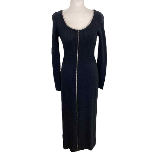 Forever21 women knit dress black s | eBay