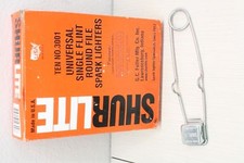 9x Shurlite Single Flint Spark Lighter Striker Round File Metal-Match 8" NO 3001