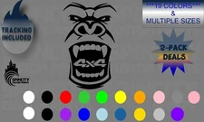 Gorilla 4x4 Truck Vinyl Decal JEEP Door Window King Kong Laptop Bumper Sticker