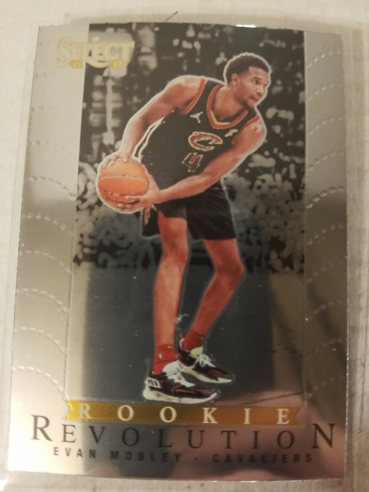 2021-22 Panini Select Evan Mobley Rookie Revolution #12 Cleveland Cavaliers
