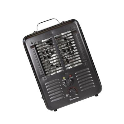 Comfort Zone 1500 Watt Fan-Forced Milkhouse Metal Utility Heater - Black  (CZ798) for sale online | eBay