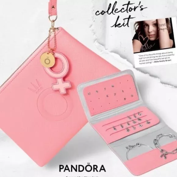 Pandora x Millie Bobby Brown Travel Jewelry Poucn Organizer eBay