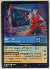 Foil Gaston Intellectual Powerhouse Disney Lorcana Rise Floodborn Chapter 2 147