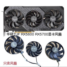 A Set Of Fans For ASUS RX 5600 RX 5700 XT TUF GTX 1660S 1660 Video Graphics Card