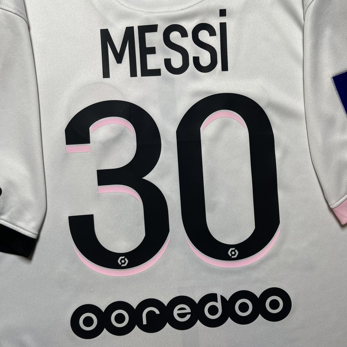 PSG NIKE 2021/2022 FOOTBALL SOCCER AWAY JERSEY #30 MESSI SIZE “L