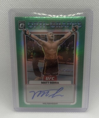 2023 Panini Donruss Optic Matt Serra Auto Opti-Graphs Green /5