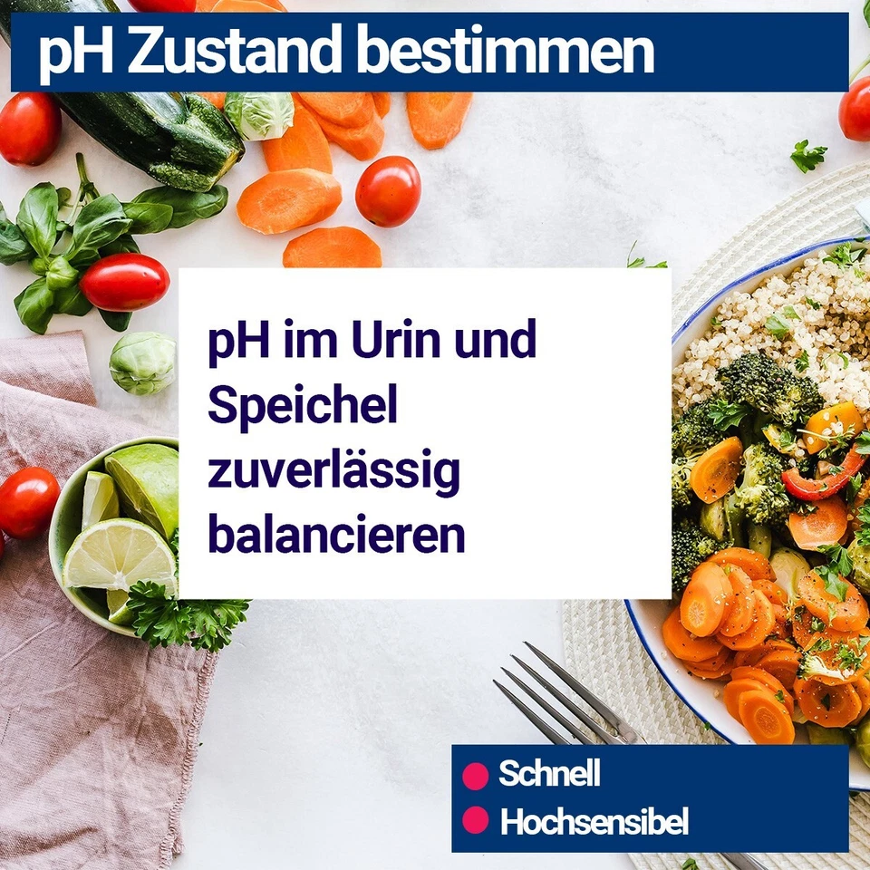 100x pH Teststreifen für Urin & Speichel | ph Wert Test | Säure-Basen-Balance - Bild 4 von 4