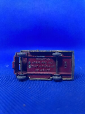 Vintage 1950s-1960s Matchbox No.35 Marshall Horse Box Mk7 no door