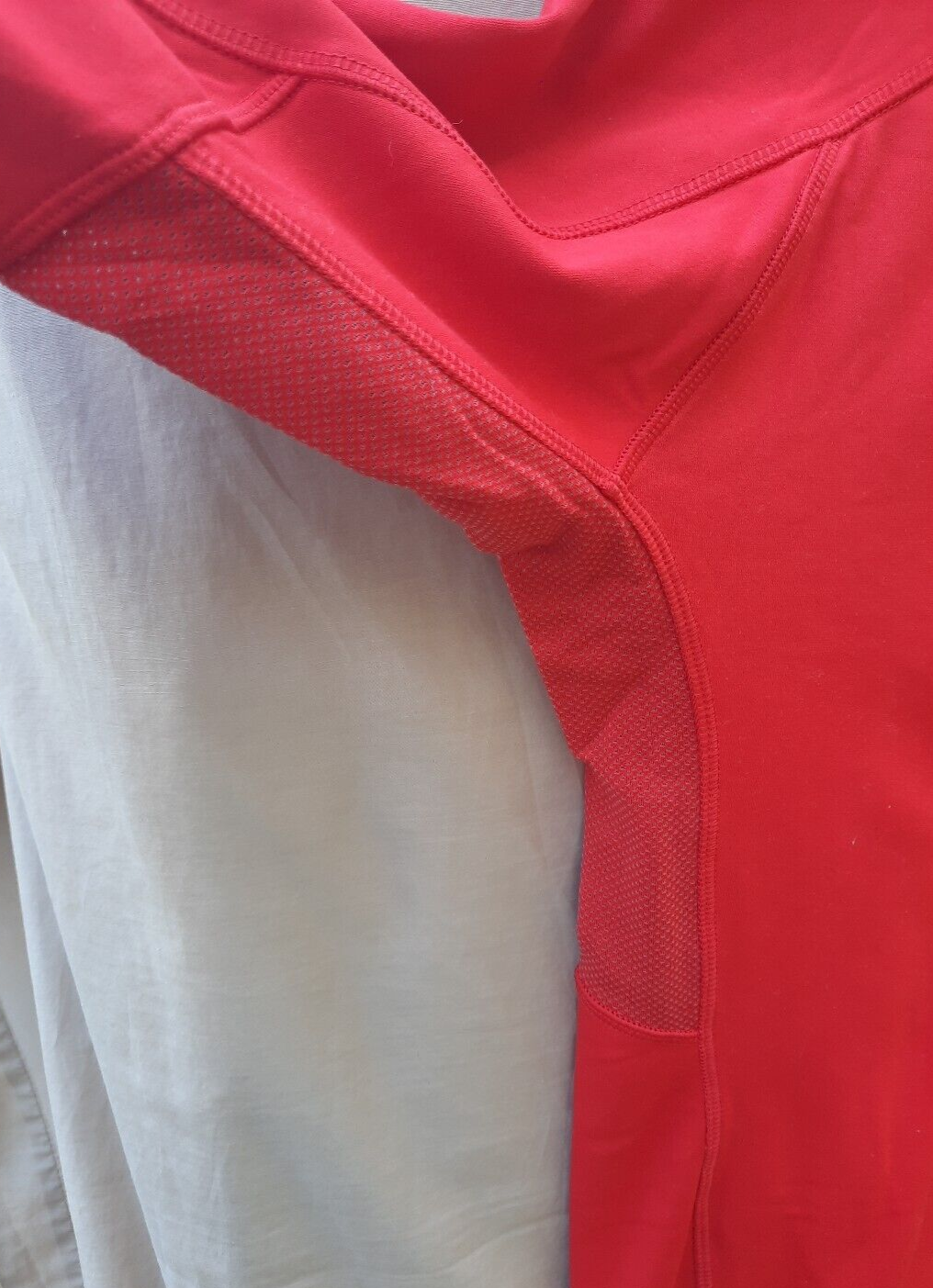 Giacca donna Salomon full zip rete sotto le braccia rossa grande escursionismo corsa