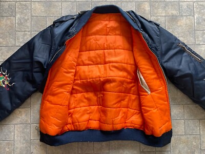 ジャケット・アウター 1980s UsNavy sourvenir jacket 1980's U.S.NAVY 